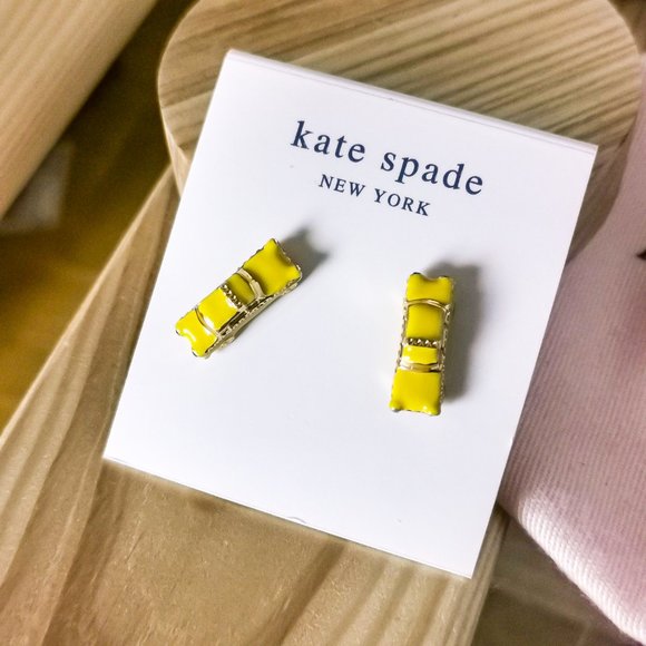 Kate Spade Taxi! Yellow Cab Earrings